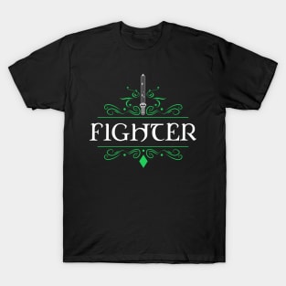 Fighter Character Class RPG Tabletop Gaming T-Shirt